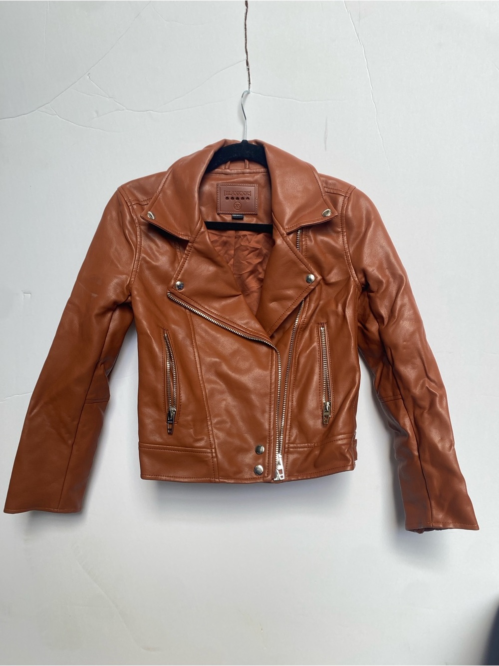 Blank NYC Faux Leather Moto Jacket XS